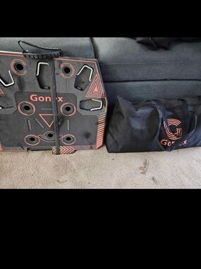 Gonex Black and Orange Foldable Gear Board with Carry Bag